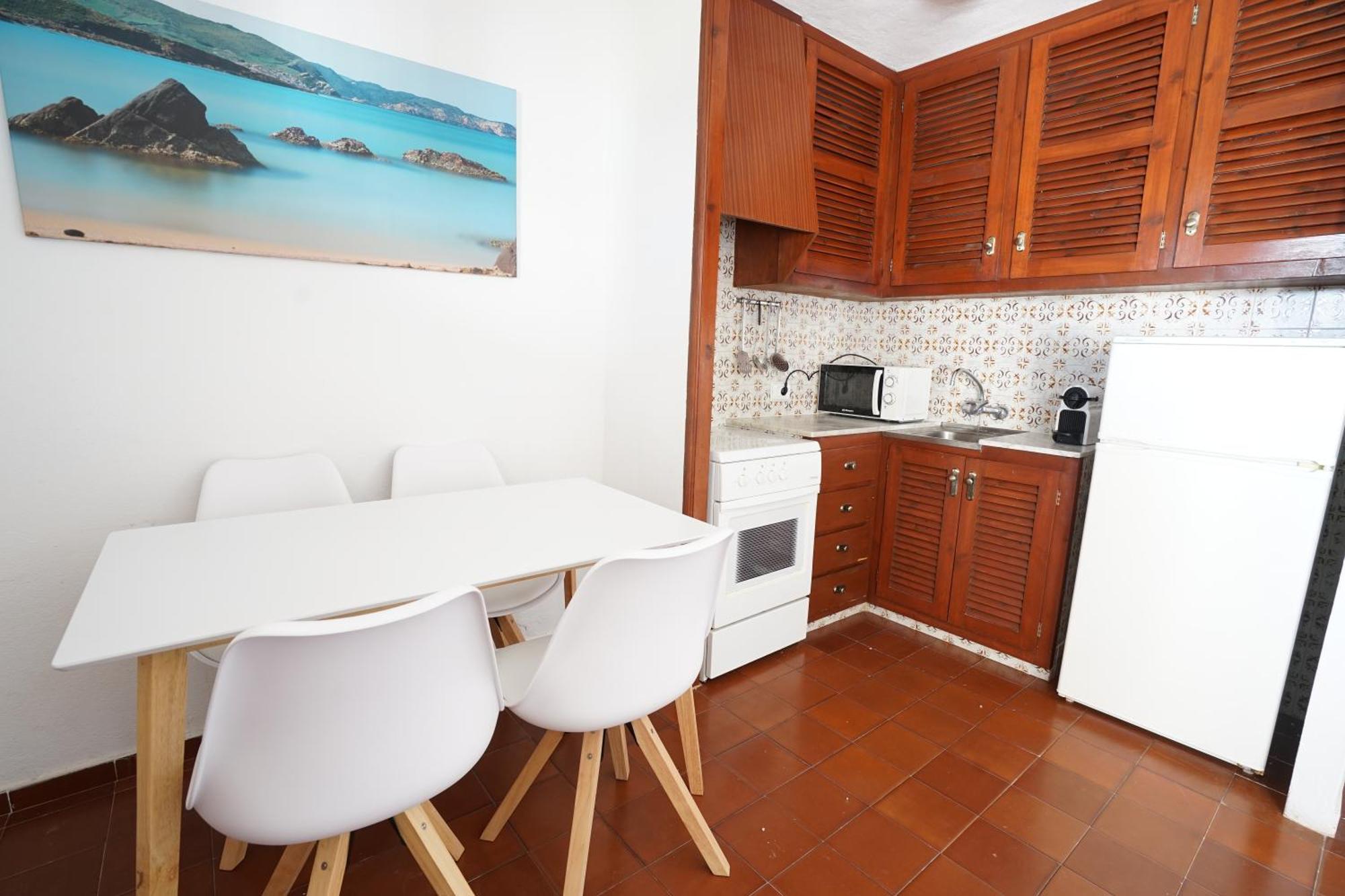 Apartamento Son Bou Bagian luar foto