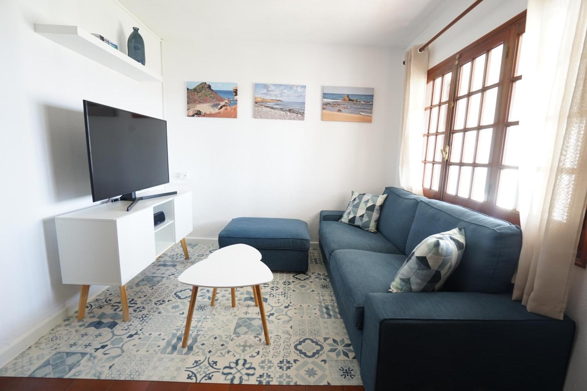 Apartamento Son Bou Bagian luar foto